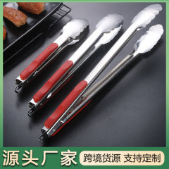 カスタマイズされた赤いハンドルのフードクリップ、カトラリークリップ、滑り止め多機能野菜クリップ、フードクリップ、パンクリップ