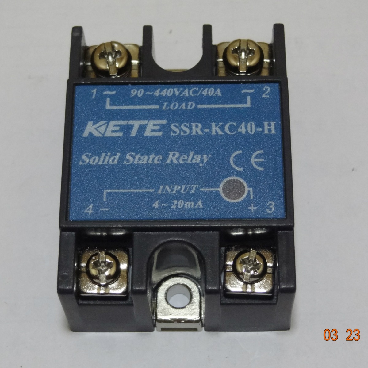 科特固态继电器温度调节控制 SSR-KC40-H  40A
