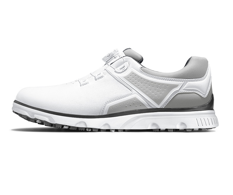 Giày golf PGM nam chống thấm nước, đế núm vặn chống trượt — XZ279-Trắng Xám chi tiết 13