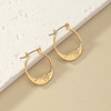 Metal design advanced earrings, European style, high-quality style, wholesale