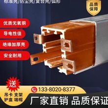 厂家直销 多极管式滑触线导电轨道3P4极DHG 防尘铝弧形管式滑线