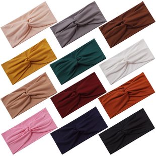 Women's Elastic Headband Absorptive Sports Headband Soft Kink Headband Suitable for Daily Life Yoga Workout Headband