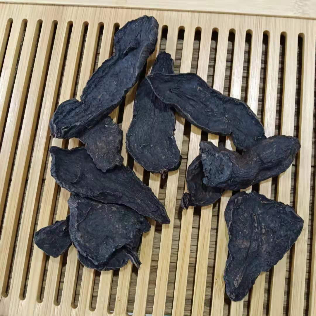Prepared He Shou Wu Root Chunks 500g Zhi He Shou Wu Nine Times Steamed Sliced Herbal Tea and Decoction Pieces overview