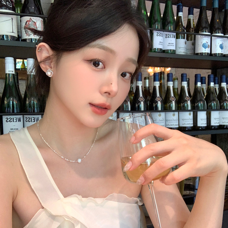法式小香风缠绕珍珠耳钉女轻奢高级感气质大气耳环独特绝美耳饰|undefined