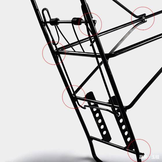 26 Mountain Bike Rear Seat Frame Bicycle Full Solid Rear Rack Rear Seat Bicycle Equipment Accessories Manned Luggage Rack