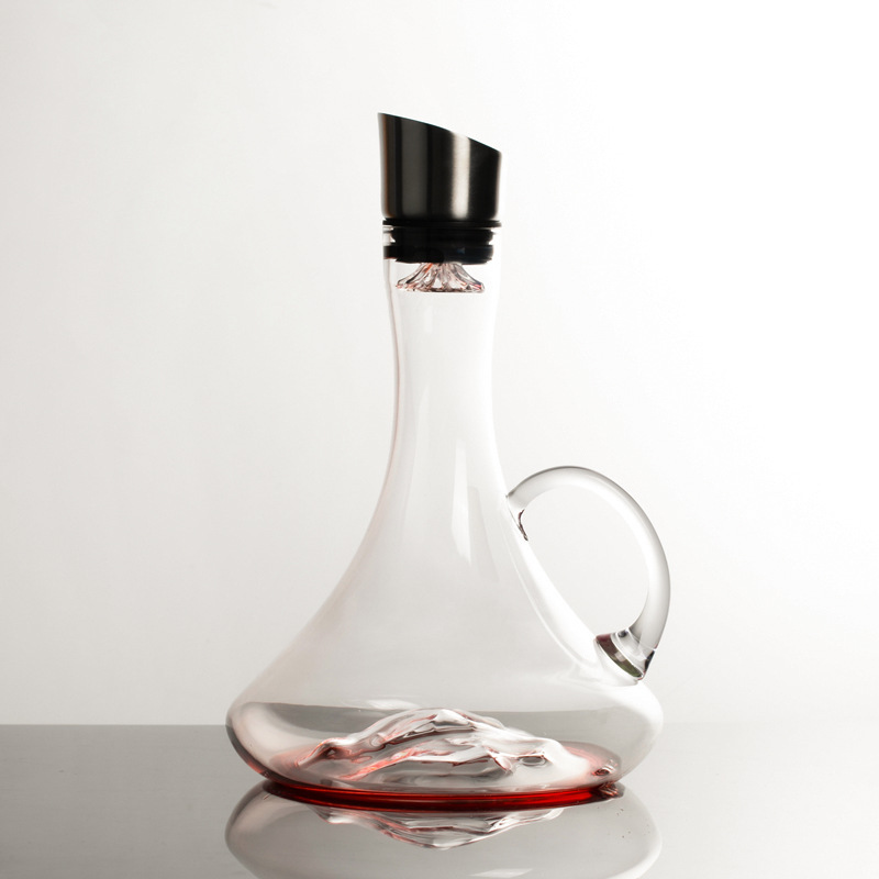 Creativo vino tinto decanter cascada cascada de lujo de alto grado cisne rápido decanter dispensador de vino utensilios