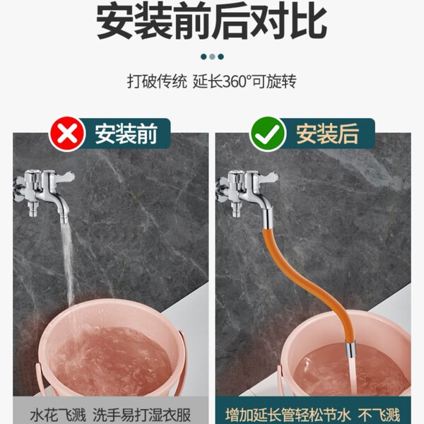 Universal faucet extension extender water pipe special kitchen…