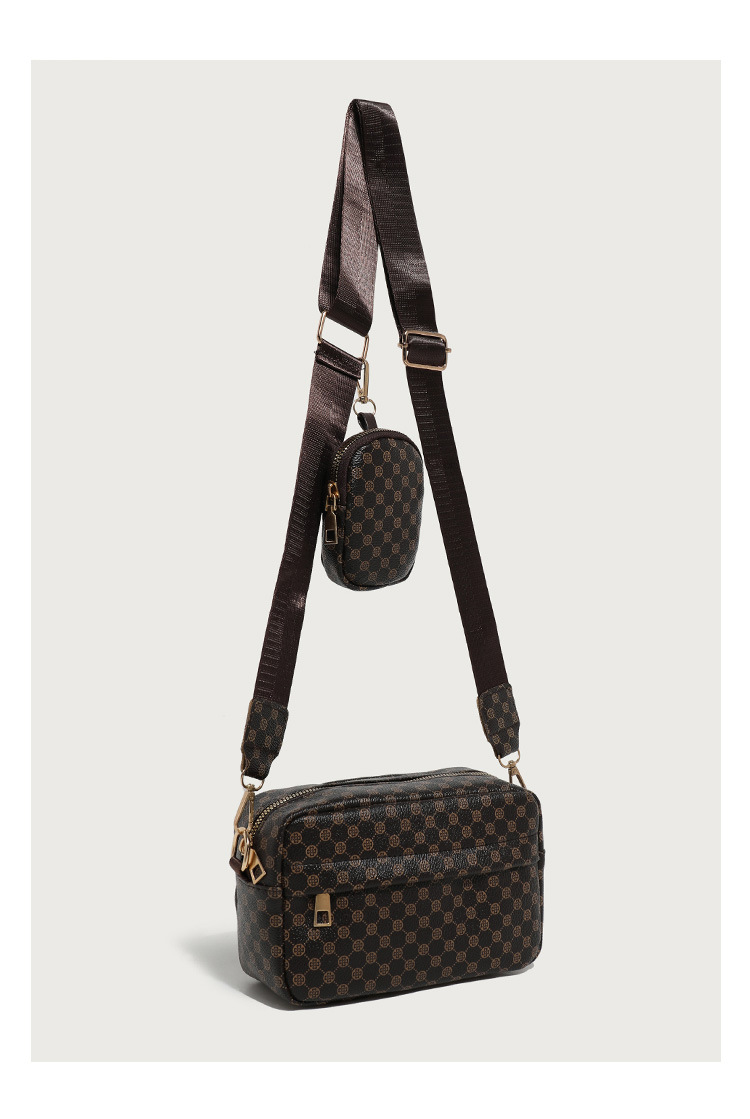369g Weight Polyester Lining Material Zipper Closure Type Single Shoulder Strap Strap Type Square Bag Bags Type Daily Occasion PU Material Women's Backpack Backpack Argyle Pattern All Seasons Season Women's Gender Elegant, Vintage Style Style Square Shape Women's PU Argyle Elegant Vintage Style Square Zipper Square Bag 9