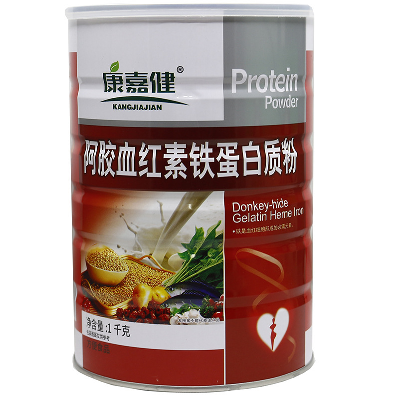 Kangjiajian donkey-hide gelatin hemoglobin iron protein powder 1000g nutritional protein powder Kangjiajian donkey-hide gelatin hemoglobin iron protein powder 1000g nutritional protein powder