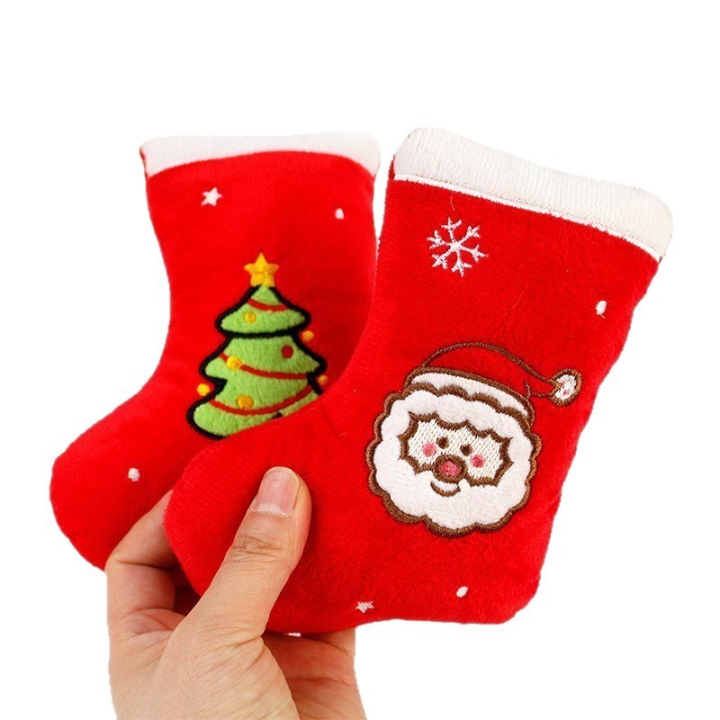 犬のクリスマスシリーズおもちゃ、自己楽しみと退屈解消、ペット用品、柴犬コーギードーナツぬいぐるみ|undefined