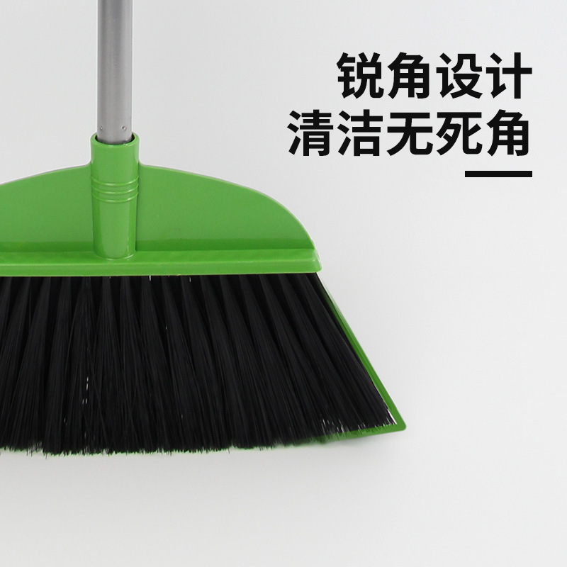 宜佰家厂家直销摆地摊喷漆铁杆扫把塑料头长软丝创意家用清洁扫帚