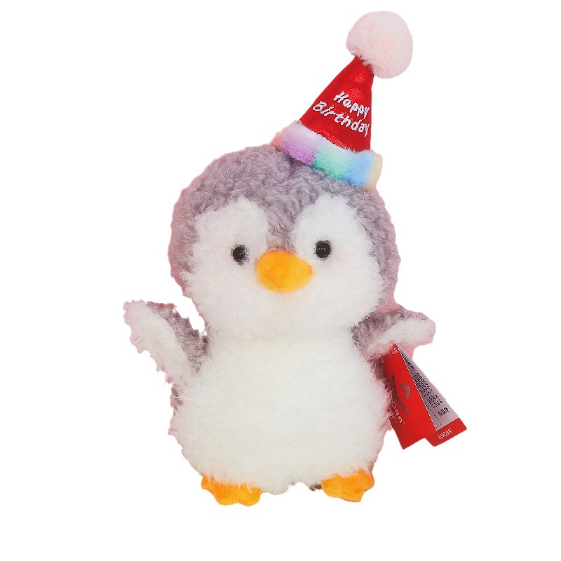 Lindo ulura cumpleaños pingüino muñeca juguete de peluche Navidad decoración regalo femenino al por mayor