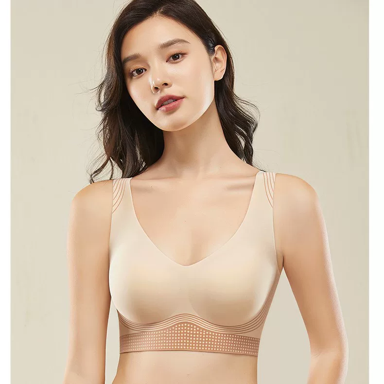 Модальное нижнее белье, топ, sexy спортивный беспроводной бюстгальтер