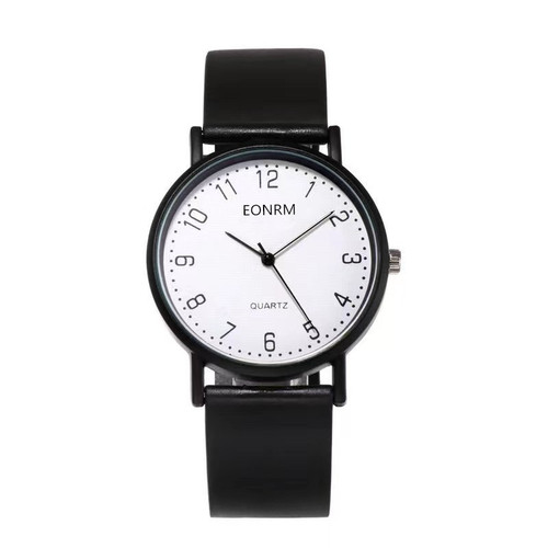 New Quartz Women's Watch, Korean Version, Simple Children's Cartoon Casual, Stylized, Retro College Style Couple's Watch
