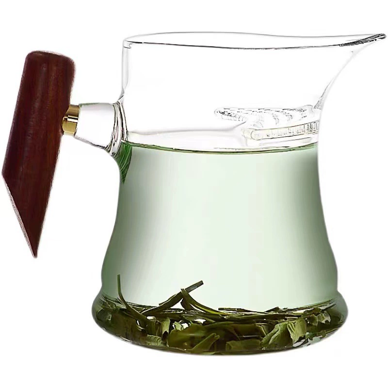 Glass filter, convenient tea set, tea cup, factory direct supply, increased thickness