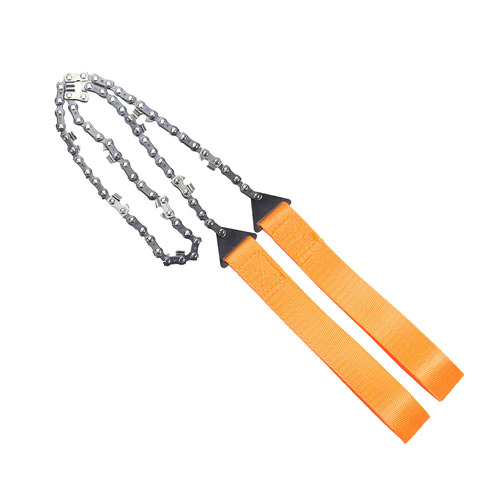 Portable hand chain saw, outdoor chain saw, 11-tooth manganese steel pocket saw, 24-inch garden pruning tool