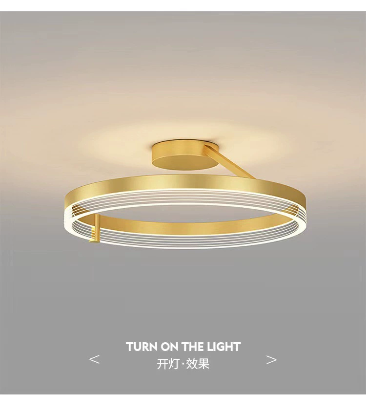 Modern and minimalistic lights, LED ceiling light, 2022 collection, light luxury style