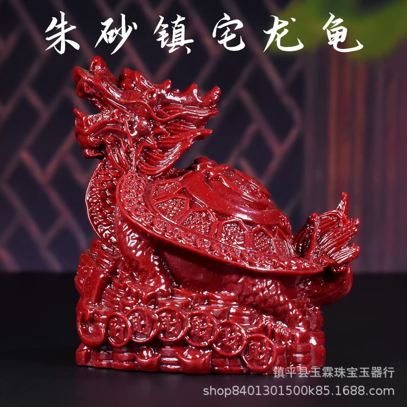 Украшения киновари фиолетовый золотой песок сплетни Дракон черепаха украшения гостиная крыльцо офисная мебель живые взрывы поколение