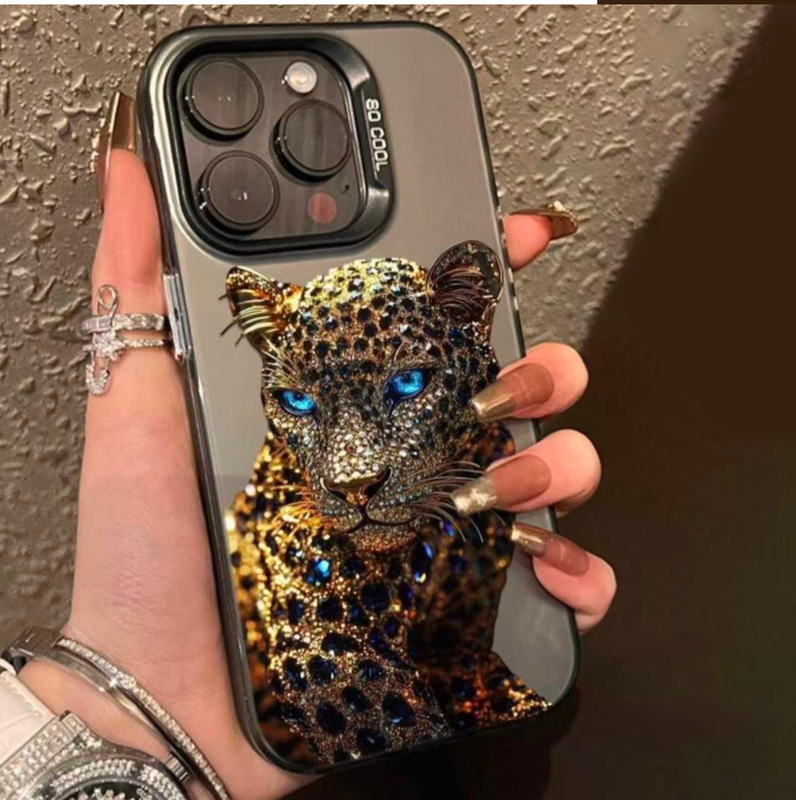 New Leopard Suitable for Iphone17 Mobile Phone Case 12 Apple 16Promax/15 Export 14Pro13 European and American 11