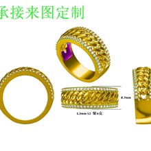 跨境个性潮男客户需求生产激光起版镭射钛钢不掉色首饰DIY设计