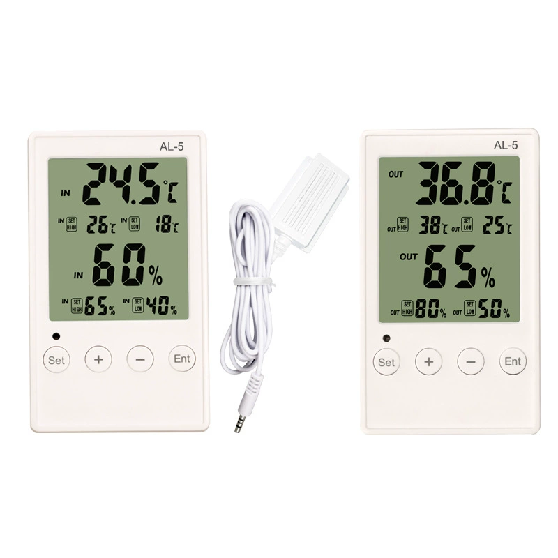 Внутренний и наружный электронный термометр и гигрометр сигнализация термометр-40 ℃ ~ 90 ℃
