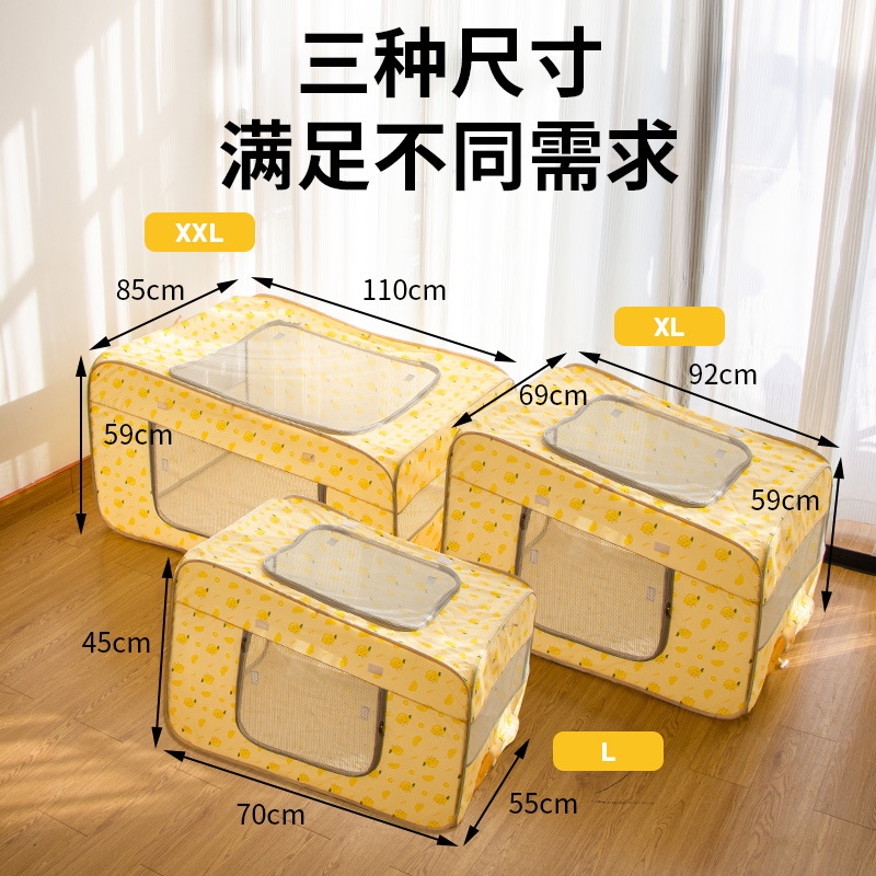 Fábrica en stock valla nido de gato plegable perro gato jaula gato mascota tienda de campaña suministros bebé perro bebé gato sala de entrega