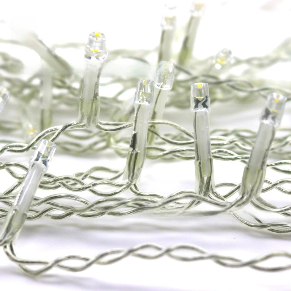 LED icicle light 6 cm five-pointed star pendant dandelion lantern string New Year lantern string
