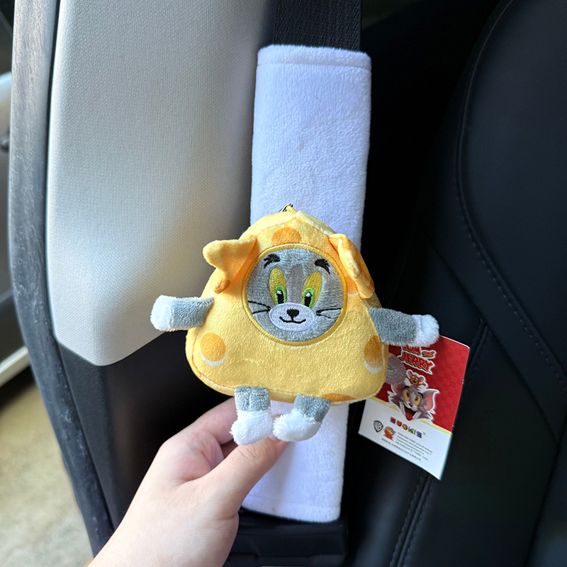 Protector de Hombro para Cinturón de Seguridad de Peluche para Auto