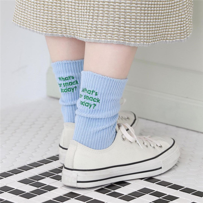 Women'S Gender Fashion Style Women's Fashion Letter Cotton Ankle Socks