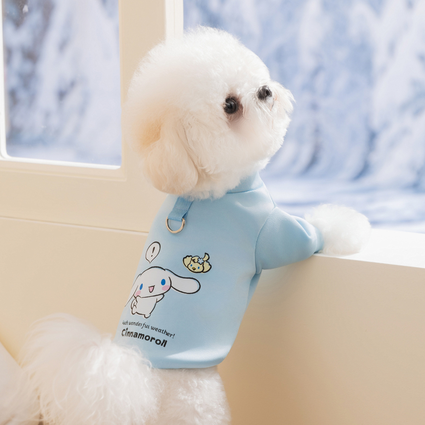 Ropa de mascotas Otoño Invierno Perro Yugui Perro Kitty Co-Brand Camiso Jacquard cálido Teddy ropa de mascotas gatos image 1
