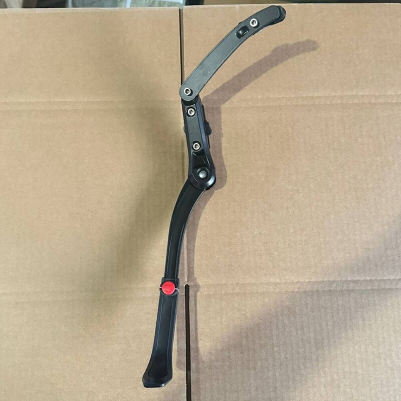 Extended Full Aluminum Alloy Universal Bicycle Kickstand, Mountain Bike Side Stand, Single Support Parking Rack, Adjustable