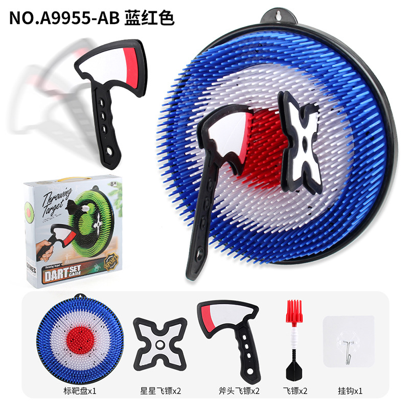 Amazon Kids Dart with Stent Set Juegos de lanzamiento con hacha Boomerang Set Juguetes de lanzamiento