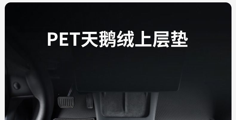 Custom-fit PEY all-new model Mercedes carpet floor mat Tesla car accessories foot mat 3 black