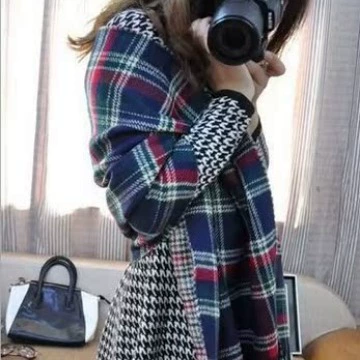 Двусторонняя длинная демисезонная шарф из faux fur, тёплый плащ, оптовая продажа, корейский стиль