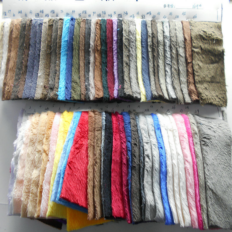 360g 现货5mm超柔剪毛绒环保加厚长5毛高水晶绒柔软玩具服装面料