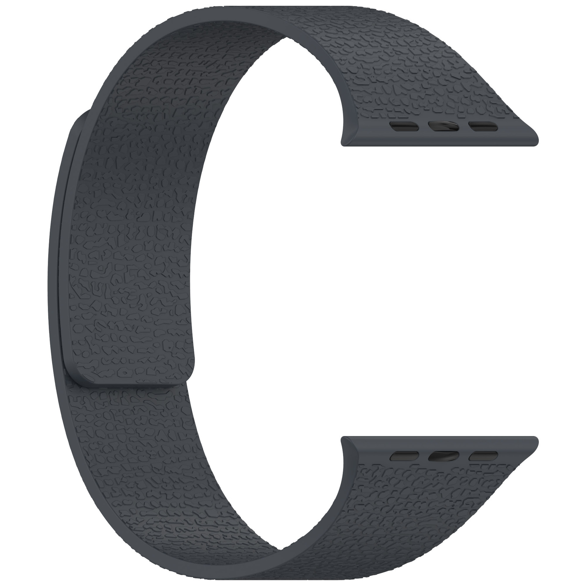 Suitable for Huawei gt5, Xiaomi s4, Apple iwatch9, litchi pattern silicone soft magnetic ultra watch strap s10 undefined