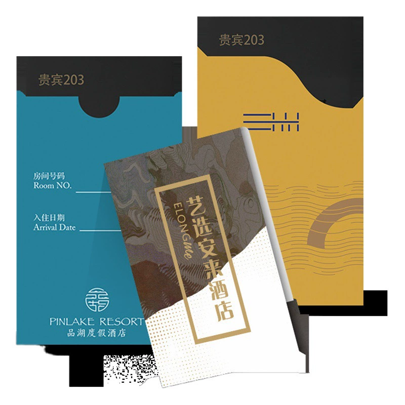 Набор карт для гостиничного номера на заказ бумажный номер для гостевого дома