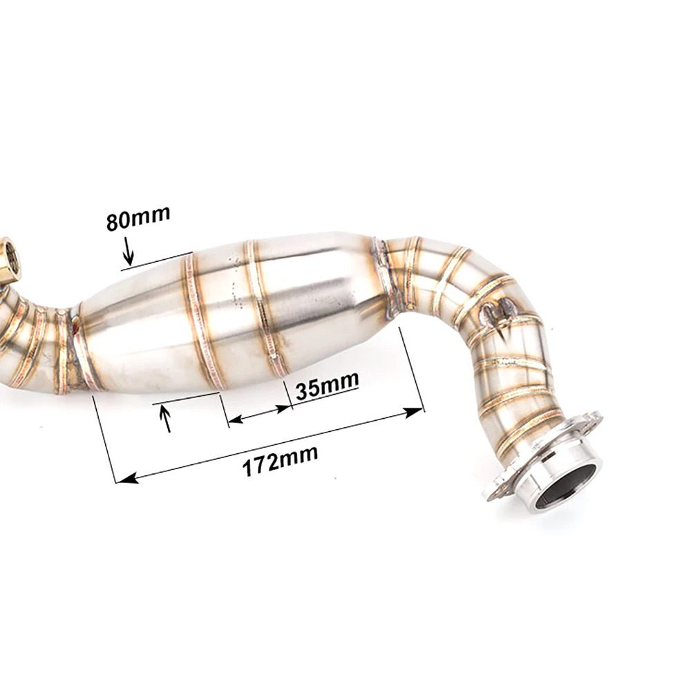 Motorcycle modified exhaust pipe front section G310GS modified stainless steel front section elbow G 310R G310R