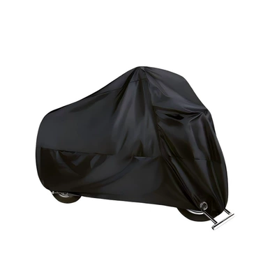 Motorcycle Cover 190t Sun Protection and Rainproof Electric Vehicle Cover Full Vehicle Sun Protection Cover Electric Scooter Cover (Car clothing) - m-suitable-within-175m-black-keyhole-without-reflective-strip