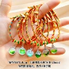 Crystal Zongbao-Golden Buckle Colorful Rope [1 piece]
