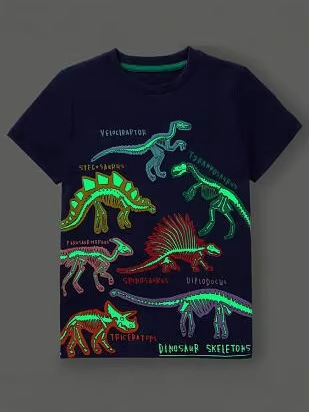 Cartoon children's short sleeve T-shirt for boys