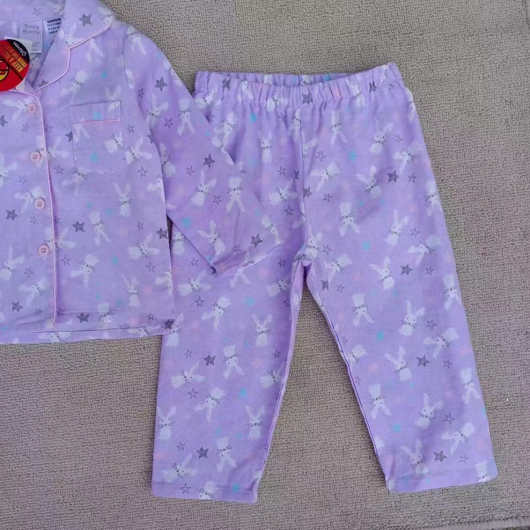 Desgaste del hogar de los niños 23 otoño nueva marca europea y americana traje niñas infantil desgaste del hogar de los niños