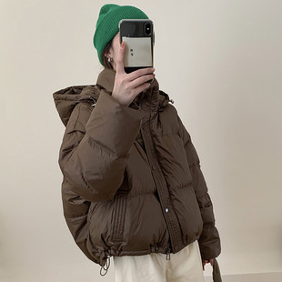 Short Cotton Jacket for Women 2025 Winter New Korean Style Casual Thickeneded Loose Cotton Jacket for Women Small Cotton Jacket for Women
