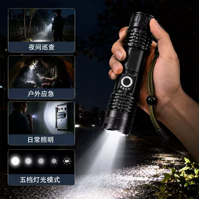 T8 flashlight with zoom, power UV fənərlər