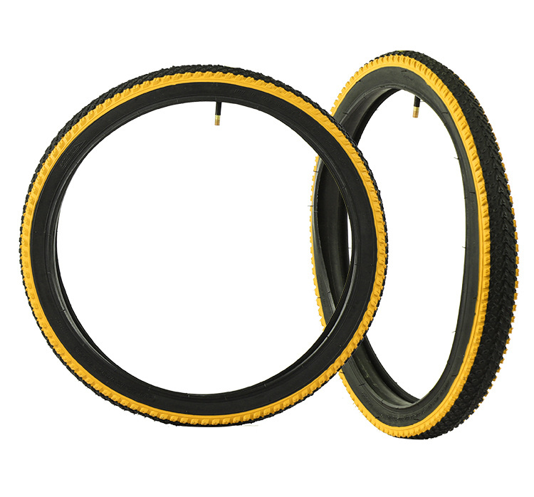Neumáticos de bicicleta, neumáticos interiores y exteriores para bicicletas de montaña y BMX, neumáticos gruesos de 20 pulgadas de colores para niños.