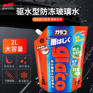Soft99 Car Glass Water Powerful Decontamination and Oil Film Glass Water Repellent Coating Cleaner Concentrated Wiper Water