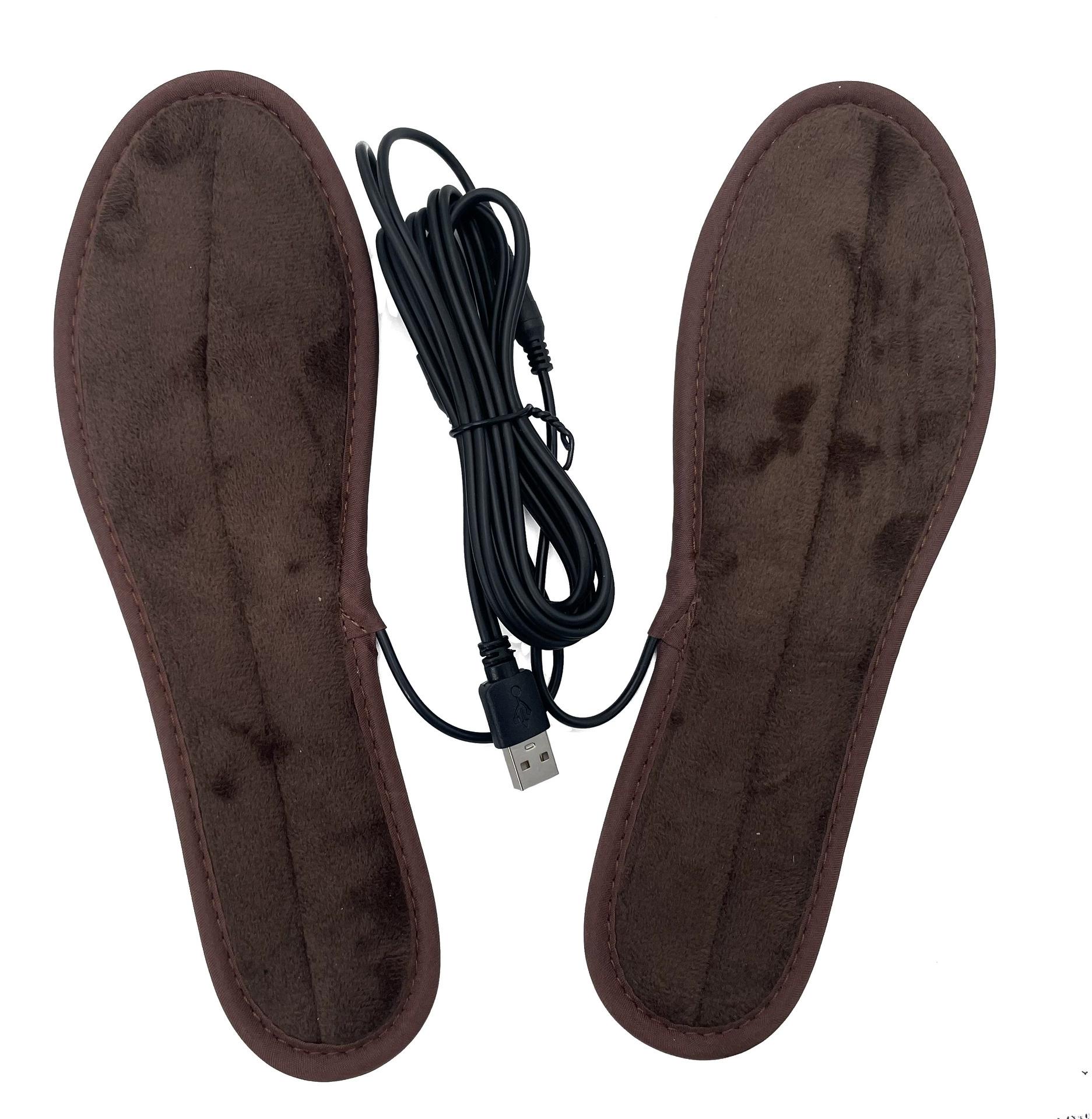 USB Heated Insoles, Washable, Multi-Size 35–46, 1.5 m Power Cable