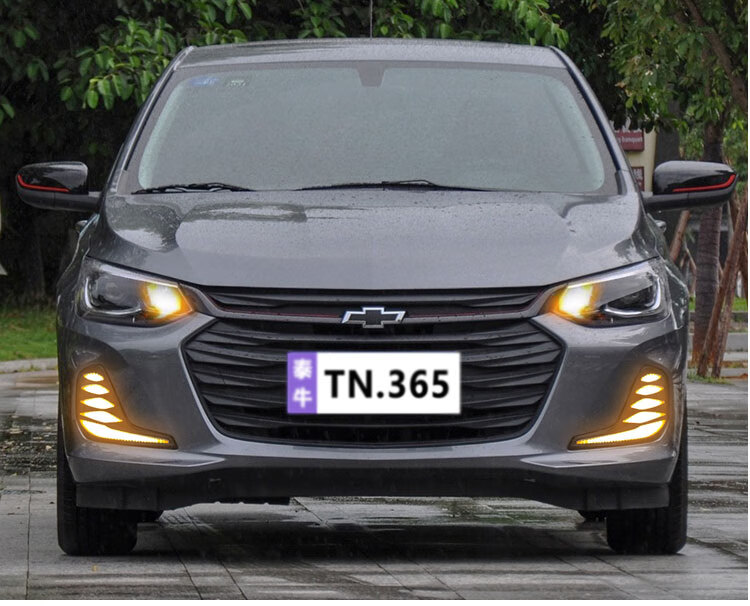 Suitable for 20-22 Chevrolet Escape Daytime Running Lights Onix Modified Led Daytime Running Lights Front Fog Lights
