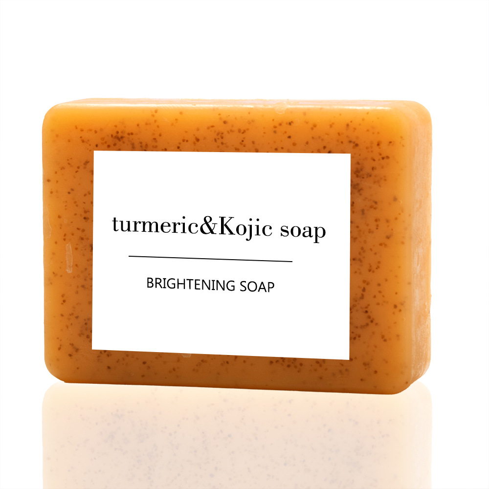 Granular jabón de ácido cúcico de cúrcuma, jabón de esfregación, comercio exterior transfronterizo, Europa y América, TK, jabón de Amazon en inglés en stock