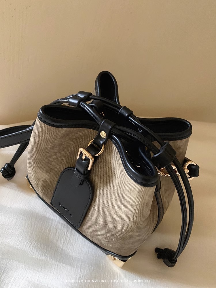 Nanfeng Chio2nd Ölgemälde Pavilion Bucket Bag Damen 2024 Neuer Stil High-End Western Style Single Shoulder Crossbody Bag_voghion.com